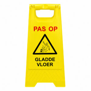 Pas op glad NL vooraanzicht