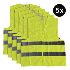 Mexxo veiligheidshesjes 100% polyester 5x
